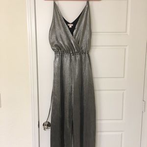 NWT Silver jumpsuit - Size S